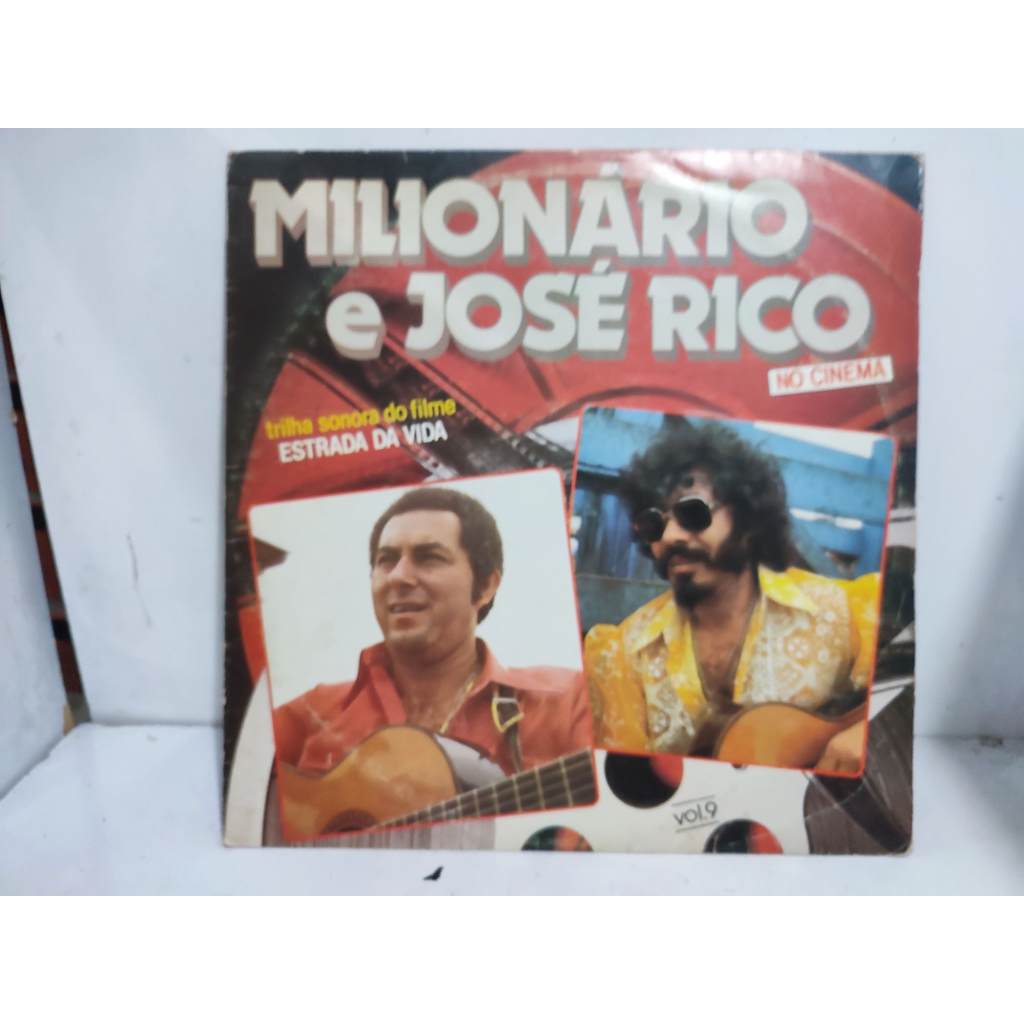 Disco LP: Milionário & José Rico – Trilha Sonora Do Filme Estrada Da Vida - Vol.9