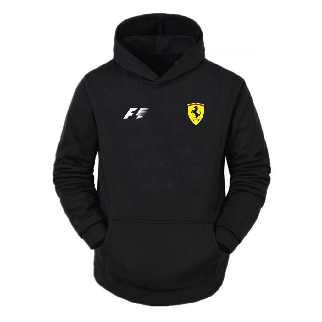 Moletom Blusa de Frio Moletom Masculino Blusa da Ferrari Casaco com capuz