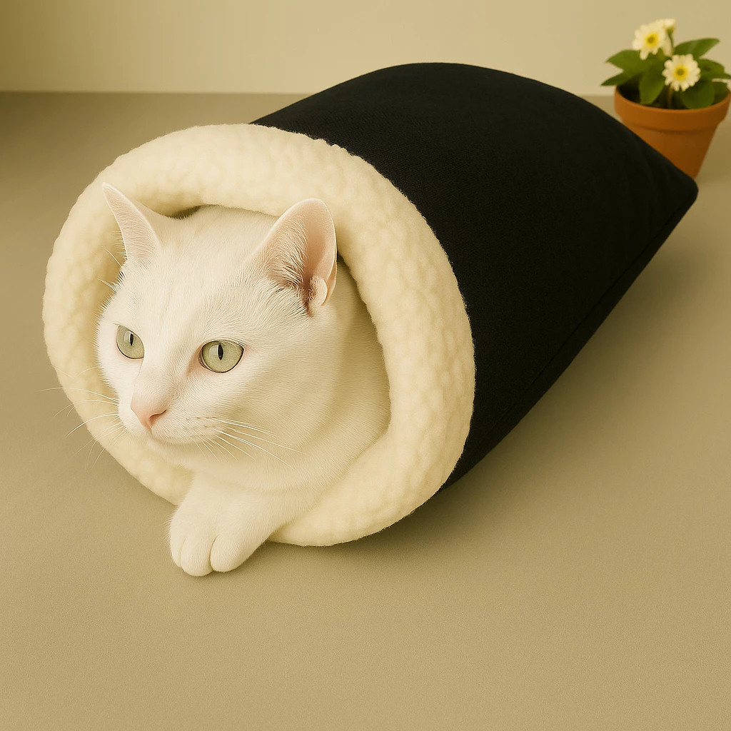 Saco de Dormir para Gatos Toca Pet Térmica Pelúcia Macia e Lavável /ENVIO IMEDIATO