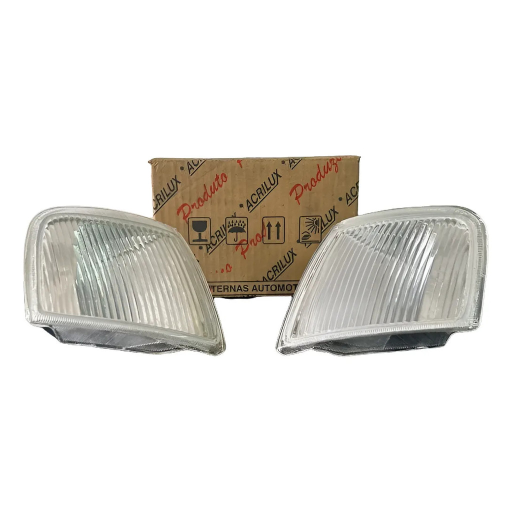 Par Pisca Seta Escort Xr3 93 96 Europeu Mk5 Cristal Acrilux Cristal
