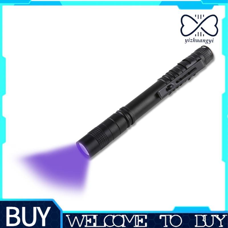 Detector De Notas Portátil LED Lanterna À Prova Dwaterproof Água Mini Caneta UV Luz Tocha Lâmpada Para Manchas De Urina