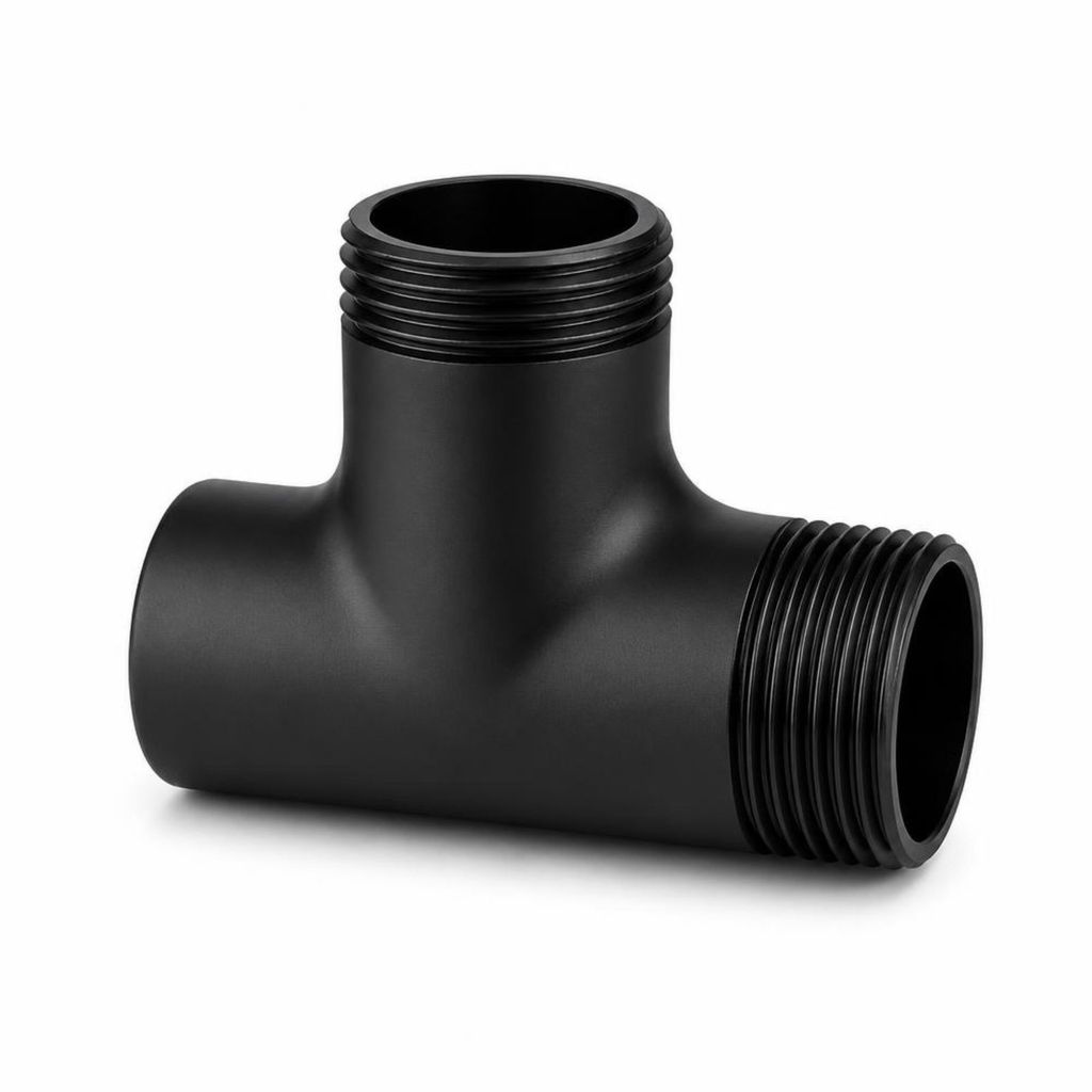 Desviador Redondo Para Ducha De Metal - Preto