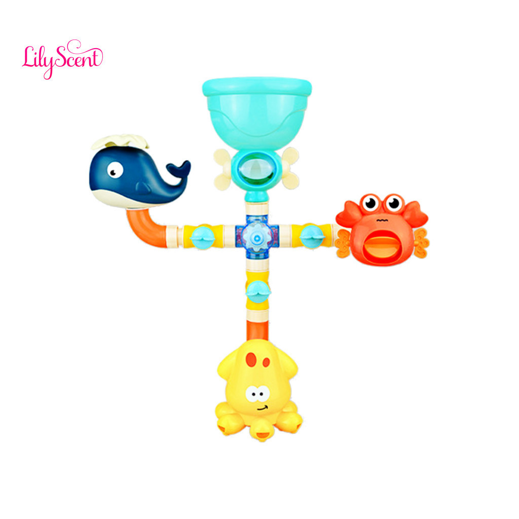 [♥ Lily] Brinquedo De Natação Interessante , Resistente , Colorido , Spray De Roda D'água , Banho Para Presente