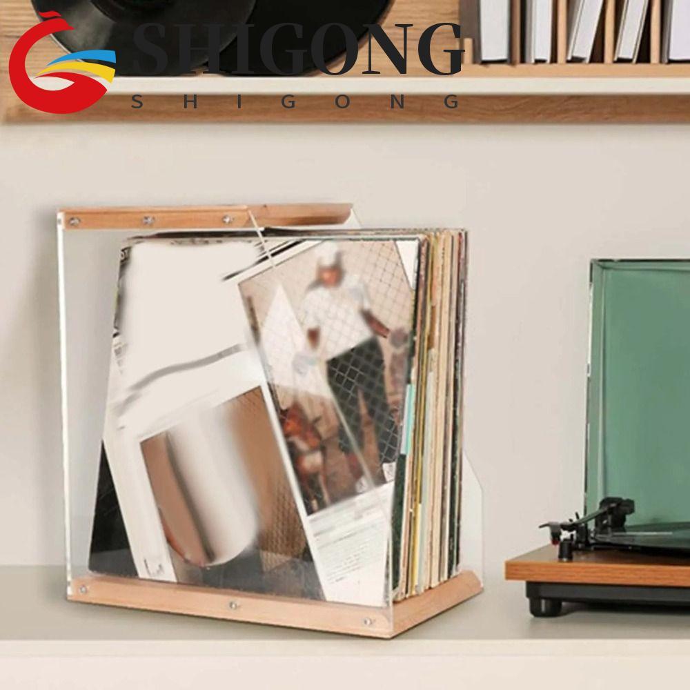 Suporte Para Registro SHIGONG , Rack De Armazenamento De Mesa Sólido De Design Transparente , Display