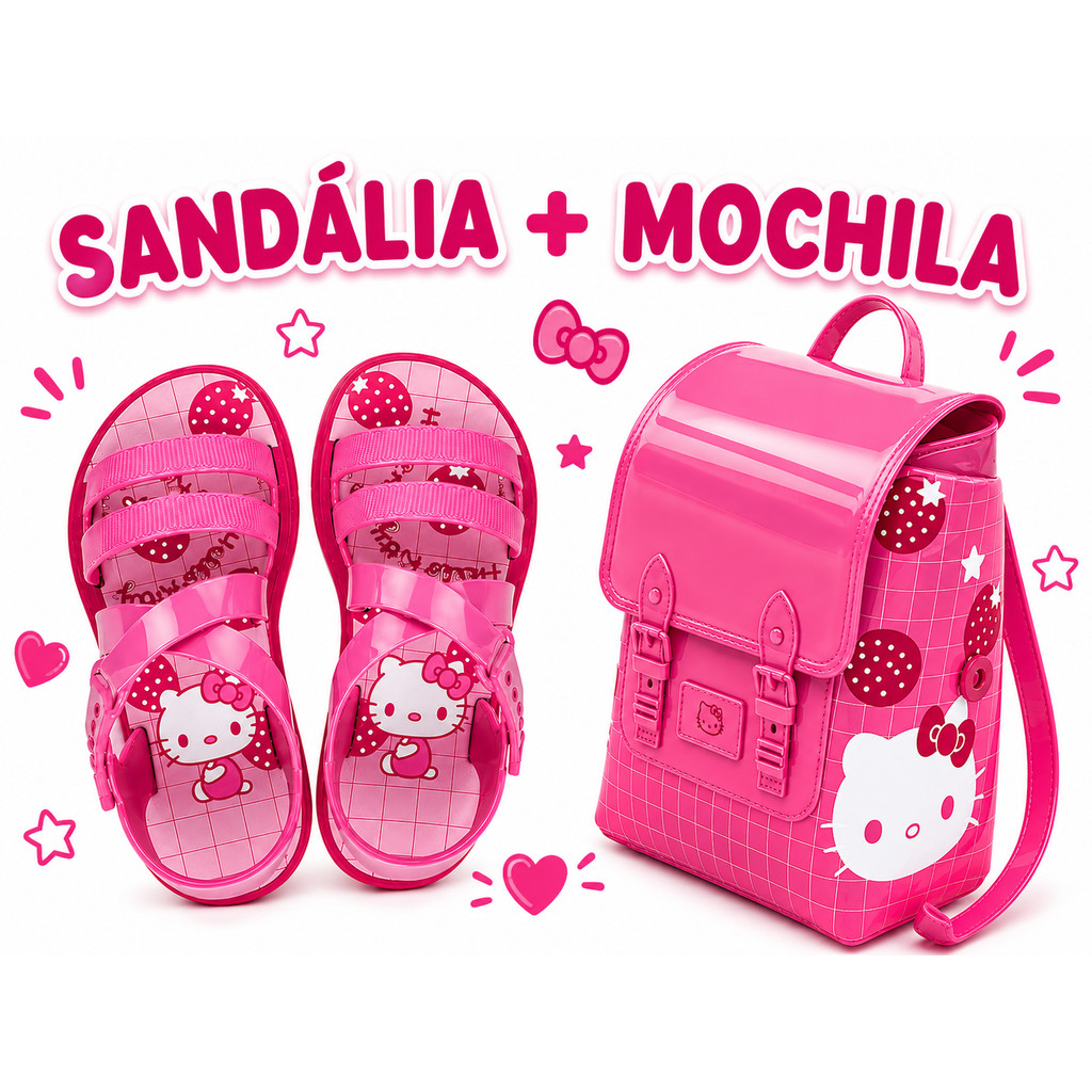 Sandália infantil Hello kitty sweet - 23431