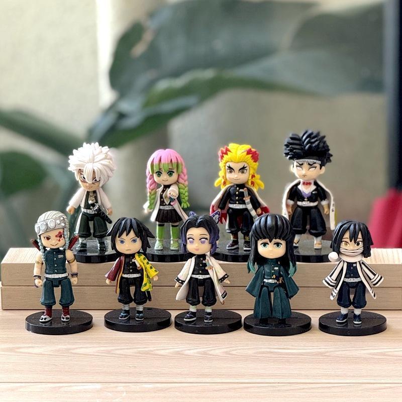 9 Demon Slayer feito à mão Anime desenho animado Tanjirou Nezuko borboleta Ninja minha esposa zenitsu minha esposa zenit