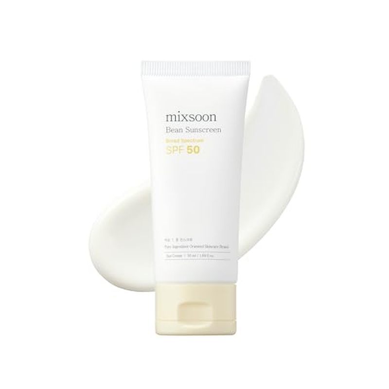 Feijão 50ml No 1.69) Rosto Branco , Cuidado Fps (,/Fundido , Textura Protetor Solar Coreano-Recheios Leves 1.69 Para Mix