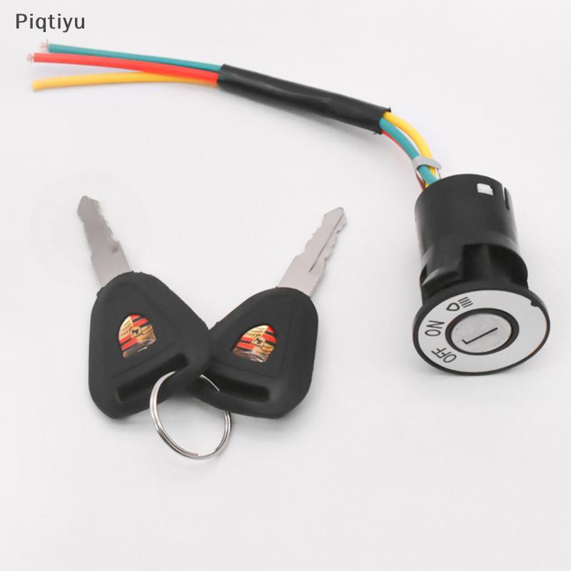 piqtiyu Interruptor De Ignição De Bicicleta Elétrica Chave Power Lo Para Scooter Portátil Potência E-bike Componentes Pe