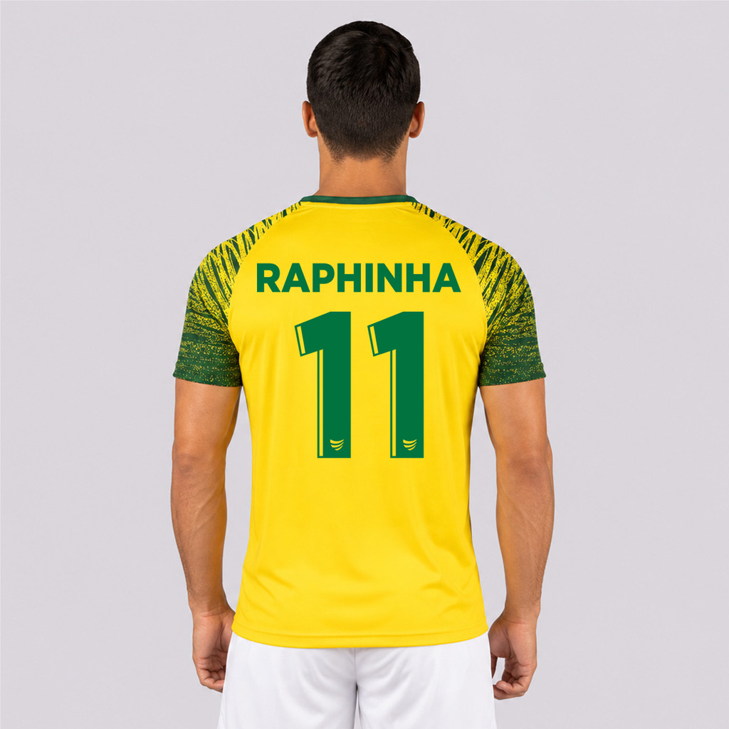 Camisa Super Bolla Copa Trivela Brasil Amarela 11 Raphinha