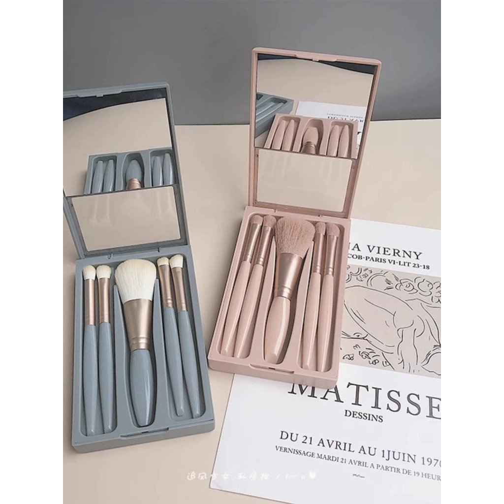 kit pincel maquiagem profissional kit pincel maquiagem Cangzhou Morandi Color Makeup Brush Set Conjunto completo genuíno
