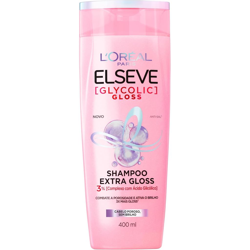 Shampoo L'Oréal Paris Elseve Glycolic Gloss 400ml