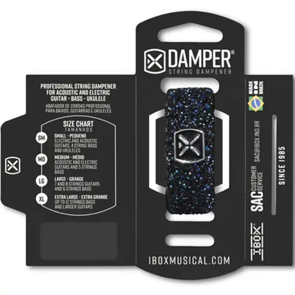 DAMPER IBOX EM POLIESTER ARTISTC LINE  HEMATITE BLUE DAMD04