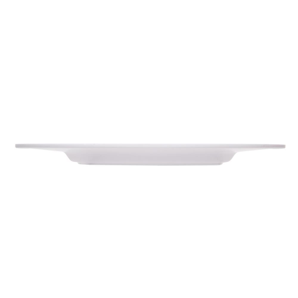 Prato Raso Aveline 27cm Branco Melamina