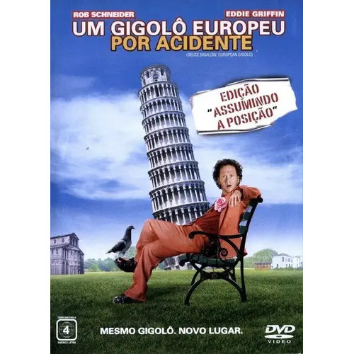 Dvd Um Gigolô Europeu Por Acidente - Rob Schneider - Lacrado