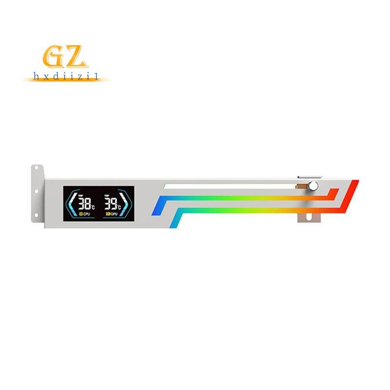 [gzhxdiizi1] Suporte Para Placa Gráfica Com Display De Temperatura ARGB 5V 3PIN VGA De Computador