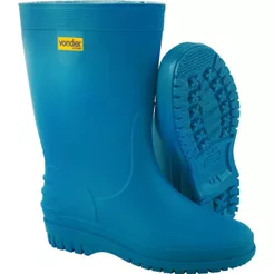Bota Azul PVC com Forro Tam. 40/41 Vonder