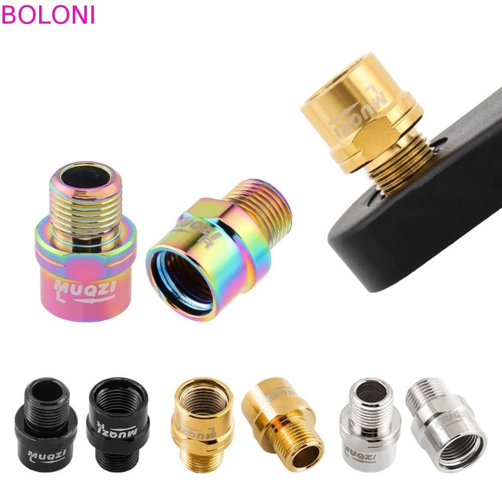 BOLONI 1 Par Extensor De Pedal , Liga 9/16 Extensores De Eixo De Bicicleta , Parafuso Leve De Adaptadores De Pedais De 1