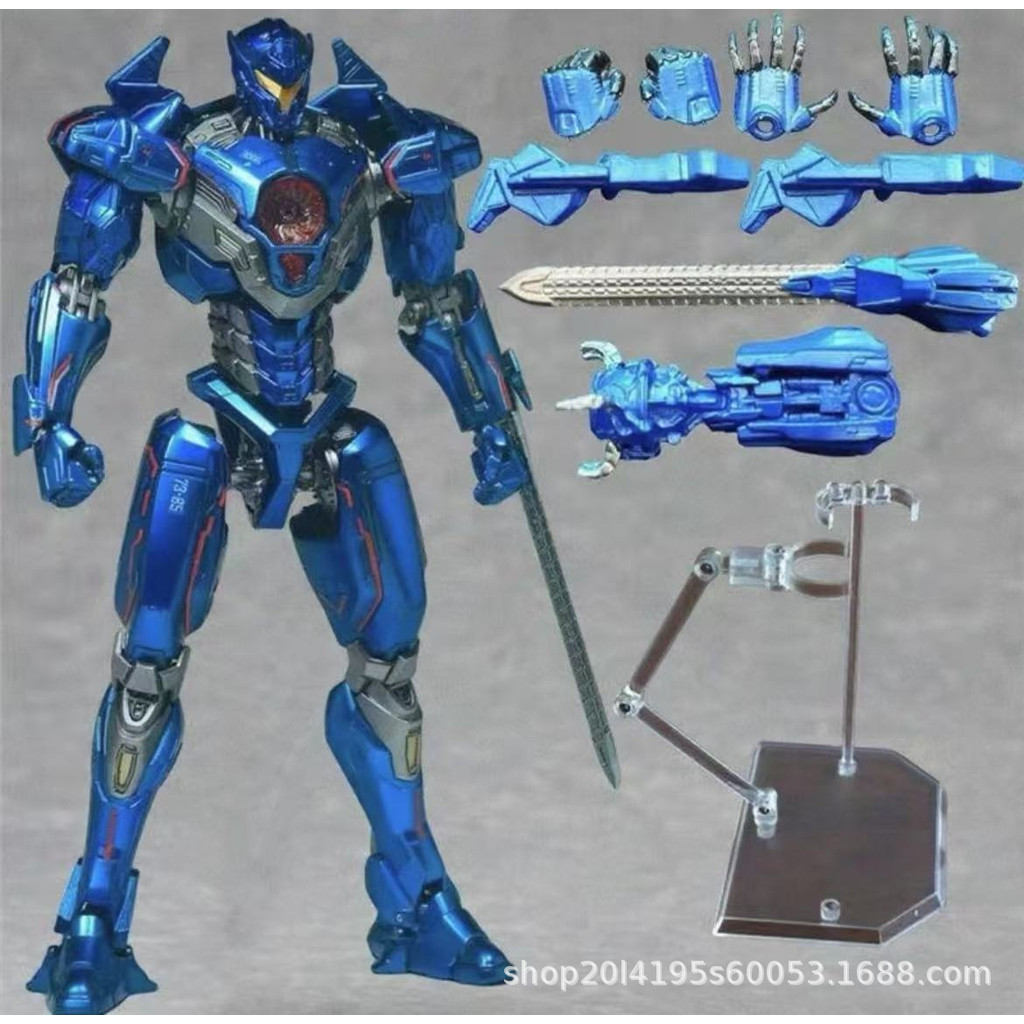 Revenge Wanderer Pacific Rim Mecha Modelo 2 Figura de Ação Perigosa Brinquedo de Menino de Obsidiana Brilhante