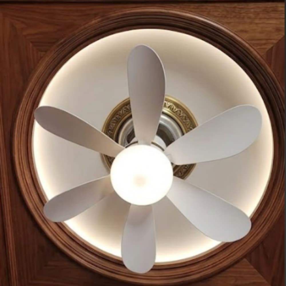 Mini Ventilador Lâmpada De Teto E27 Inteligente Para Quarto E Banheiro Pequeno Com Controle Remoto Preço Atacado