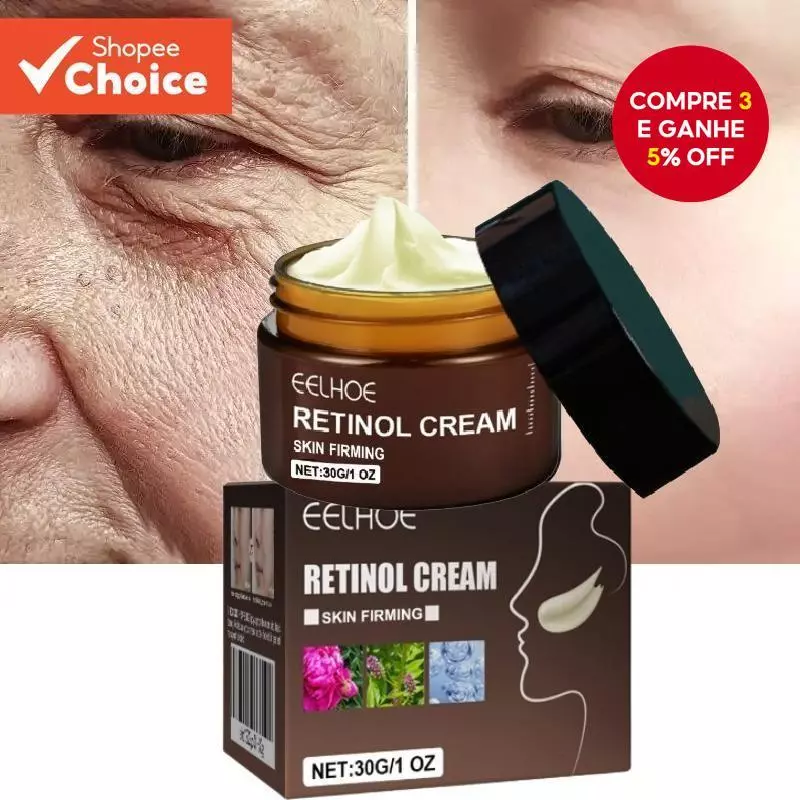 Onchoendi Retinol Creme Facial Hidratante Antienvelhecimento Combate Linhas Finas Cuidados Diários Com O Rosto E Pescoço