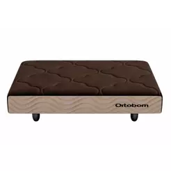 Colchão PET Cachorro / Gato Medio Ortocamapet Bege (60x80x13) - Ortobom