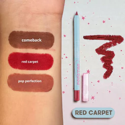 Batom Lápis Labial Matte Ruby Rose Popstar Alta Pigmentação Longa Duração