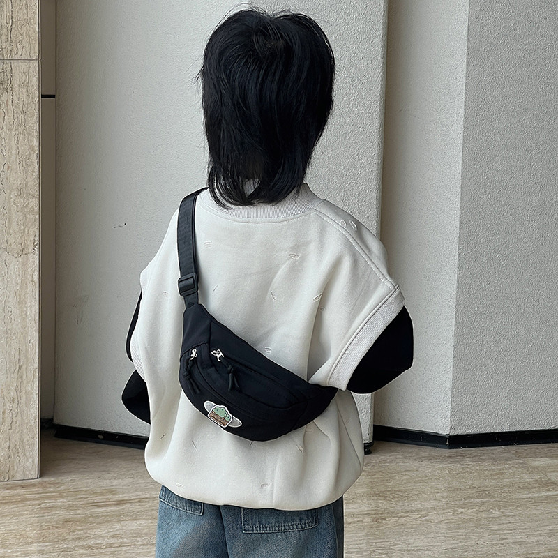 Moda legal crianças mochila novo estilo moda meninos meninas esportes ao ar livre saco de peito de um ombro moda bebê mu