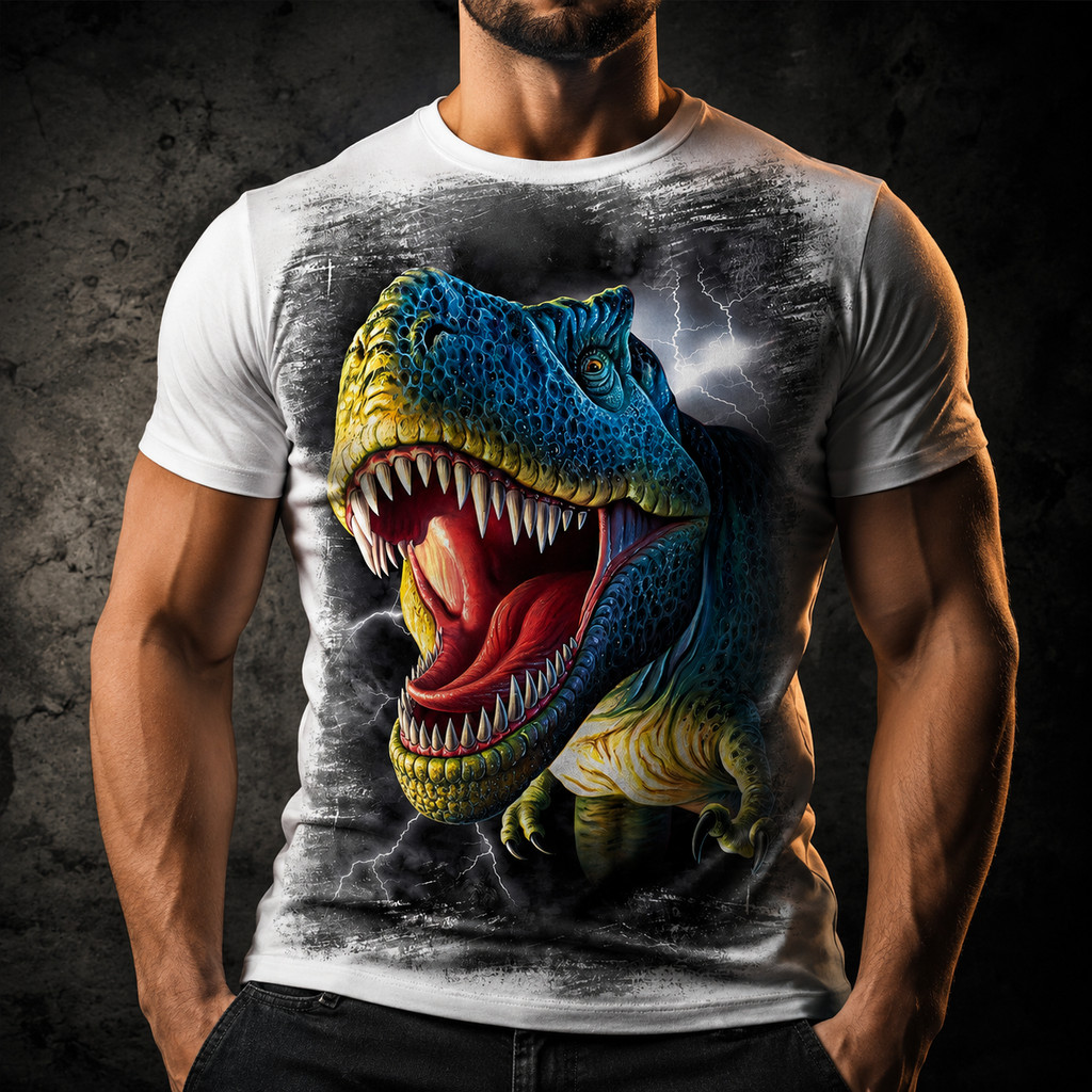 Camisa Camiseta Tiranossauro Rex Dinossauro
