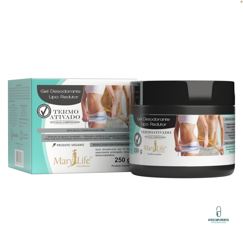 Gel Lipo Redutor Termo Ativado Queima Gordura - Mary Life