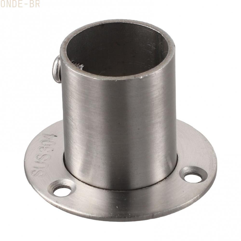 Thicken Stainless Steel Flange Connector for Wall Anchoring Easy Installation