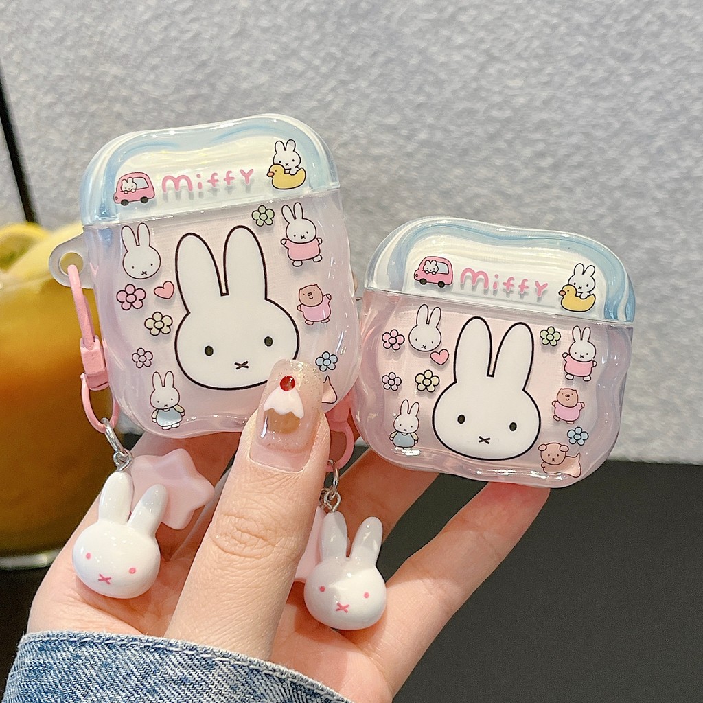 Capa ins Para AirPods , Protetora Fone De Ouvido Apple , Corrente Fofa De Desenho Animado Adequada 4 1/2 Pro/2 3 Antider