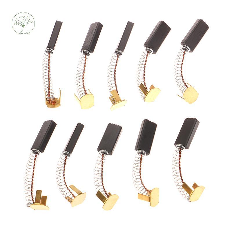 BRI 10 Pçs 4 * 8 * 18mm Motor Escova De Carbono Máquina Selagem Centrífuga Acessórios Ferramenta Elétrica Quente