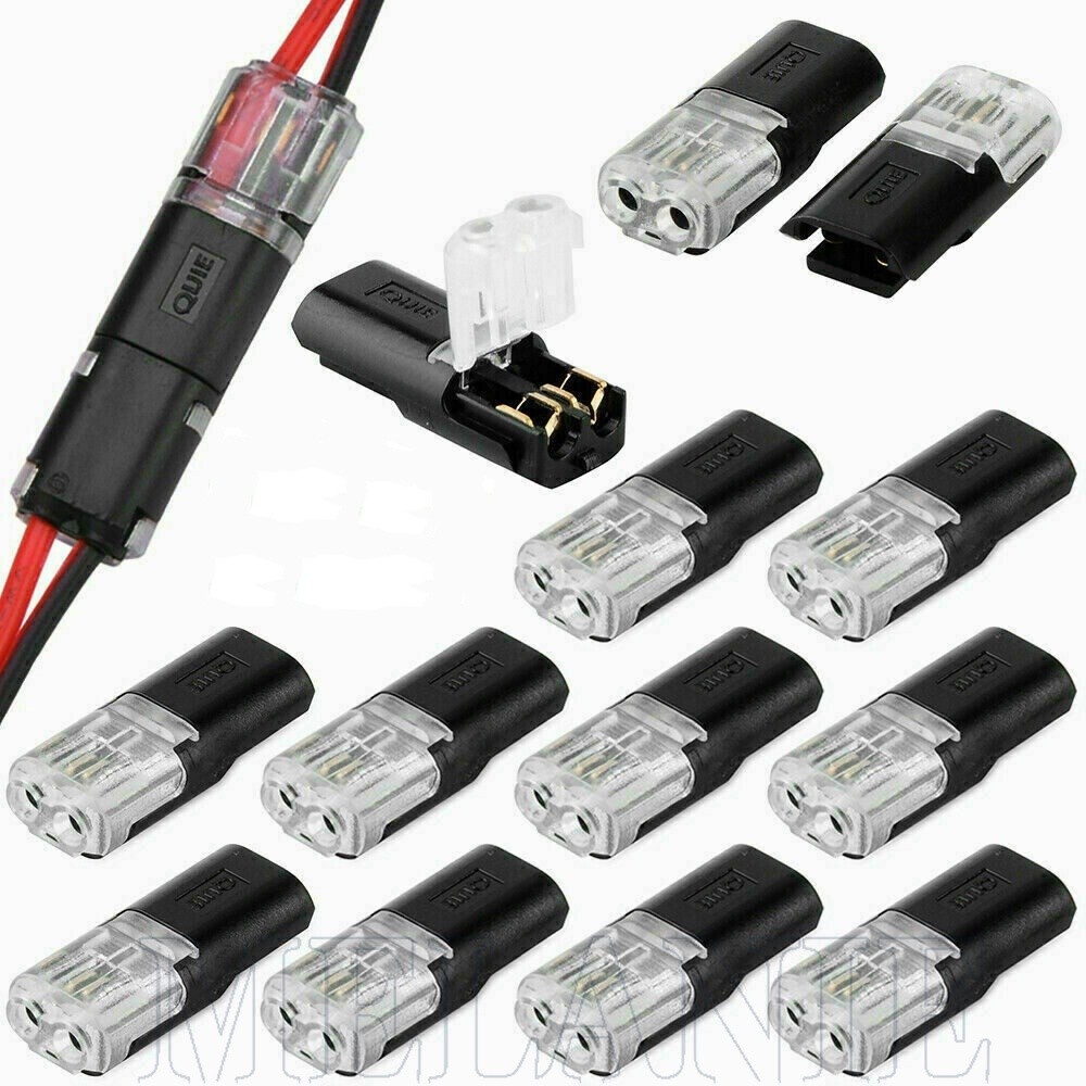 Conector Elétrico À Prova D'água Para Carro Com Plugue De 2 Pinos/De Fio Plugável Rápido/Acessórios Automotivos/Conexão 