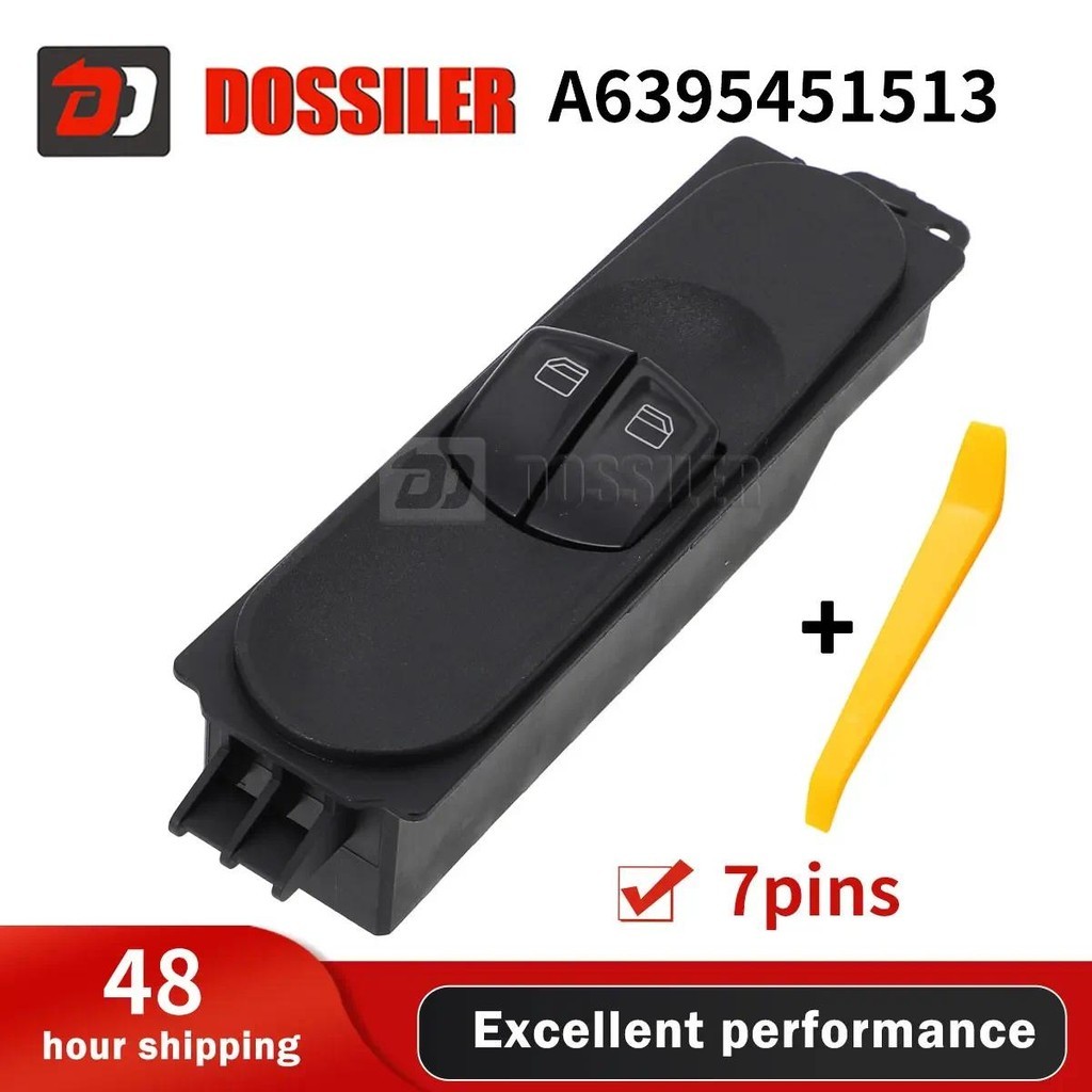 A6395451513 Dossiler Novo Interruptor De Controle Da Janela Elétrica Para Mercedes-Benz Vito Ônibus Mixto Kasten W639 20