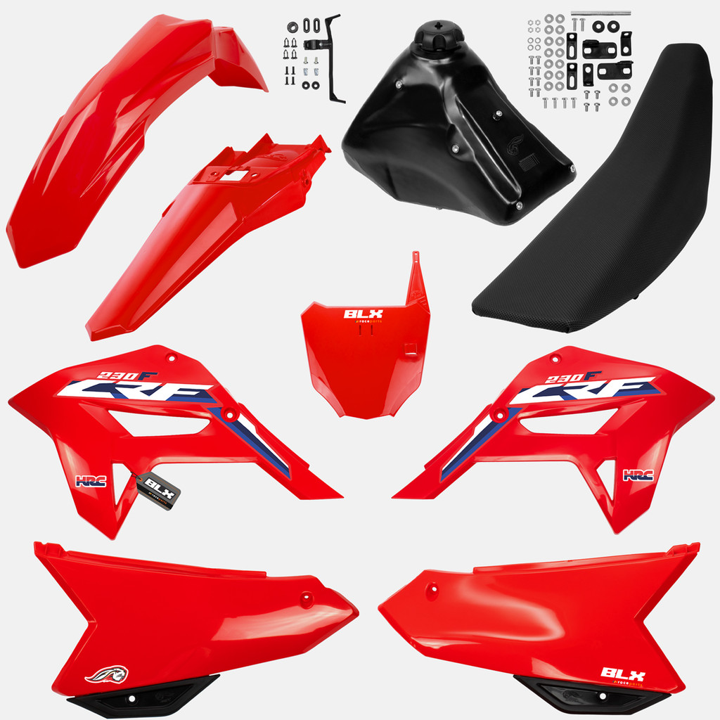 Kit Combo Adaptação F21 C/ Number Banco Tanque 9L (com ferragens) Amx