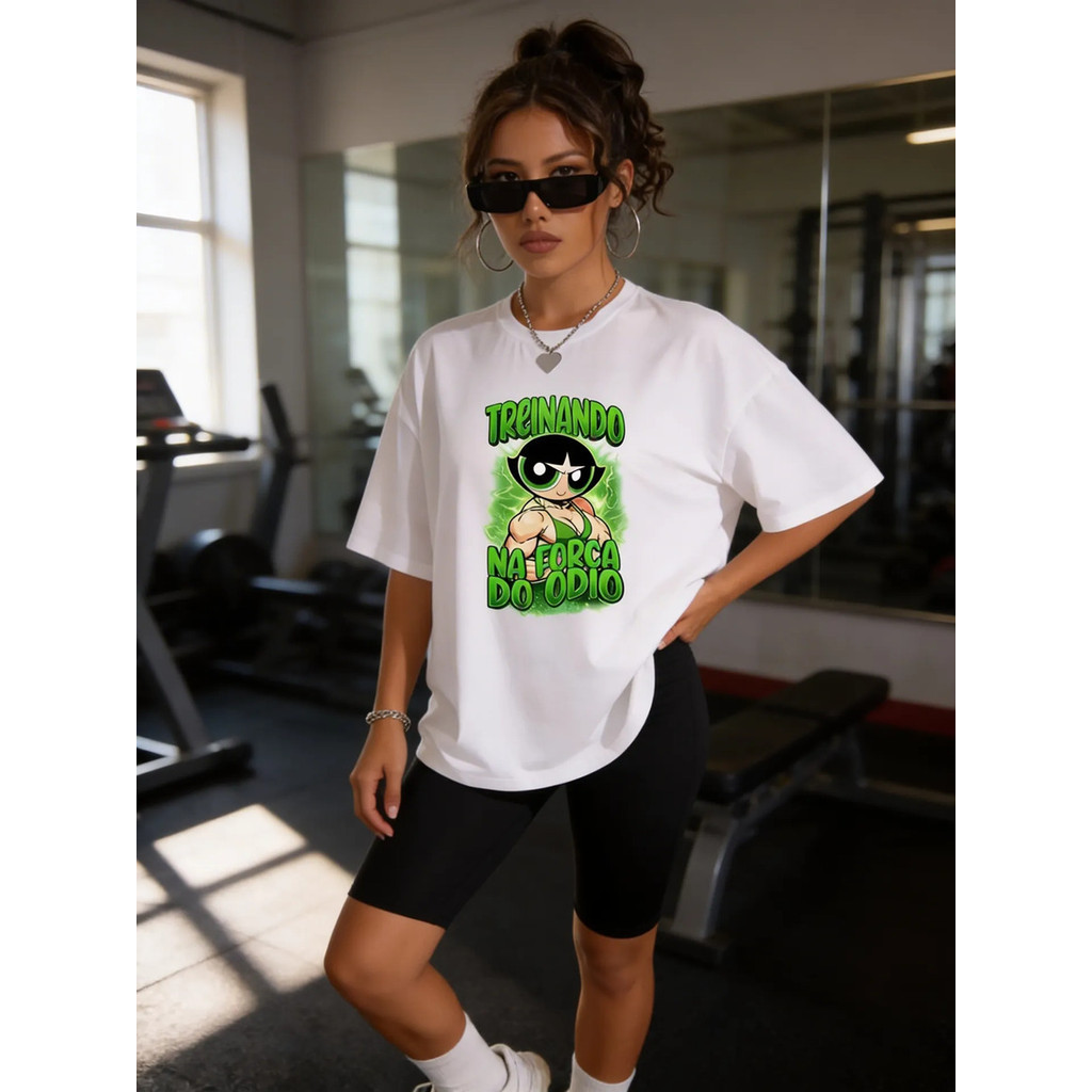 Camiseta Feminina Academia Crossfit Meninas Super Poderosas