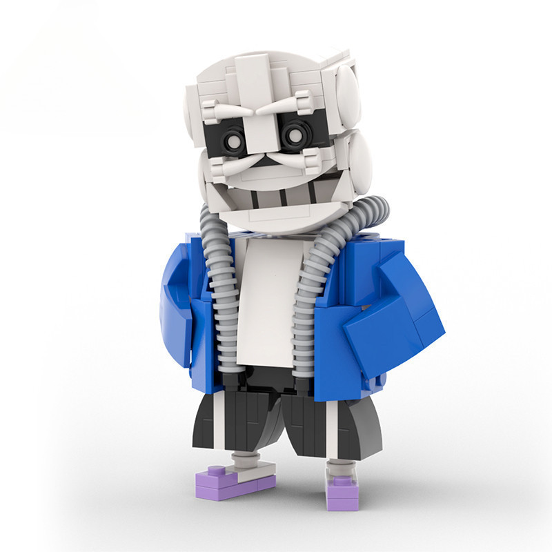 Blocos de Construção Modelo Undertale Smiley Trashbag (Flowey) e Sansy (Drunk Bun) Brinquedos de Montagem 185PCS ZXPE