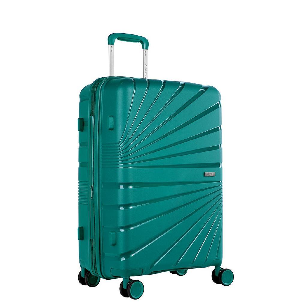 Mala de Viagem Média 23kg Expansiva PP Sestini Supreme 41124 Cor: Verde
