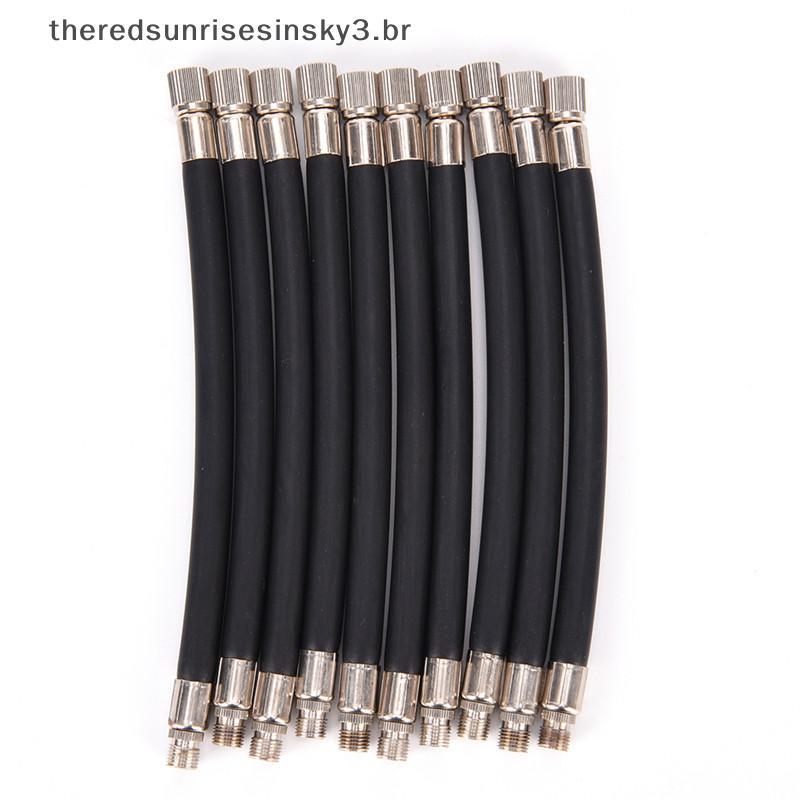 TSBR 1 Unidade De Extensão De Válvula De Pneu De Borracha Flexível 160 Mm Adaptador De Ônibus De Van De Caminhão De Roda
