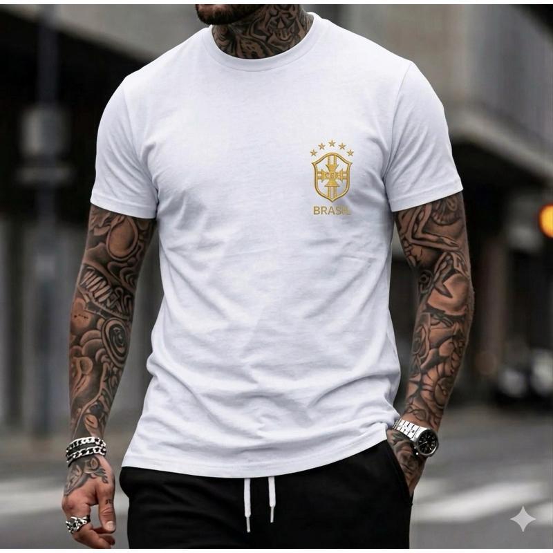 Camisa do Brasil Copa do mundo 100% Algodão Premium torcedor — imagem 2 de 2
