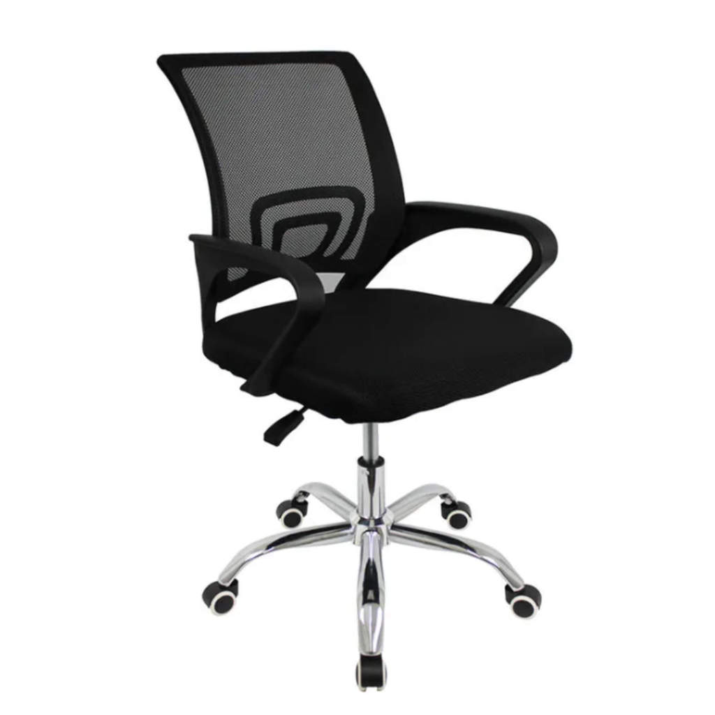 Cadeira de Escritório Giratória Office Arco Preta Conthey Evolux - N2232356