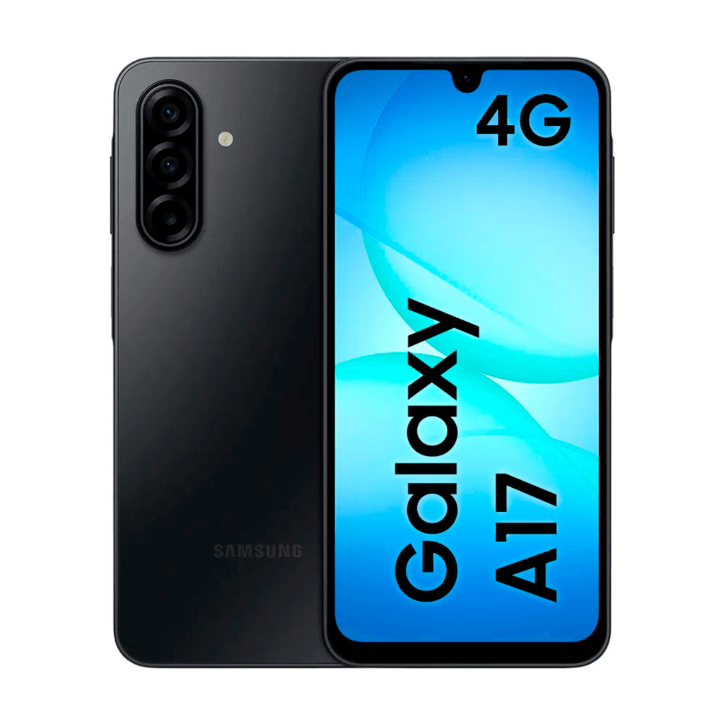 Smartphone Samsung Galaxy A17 128GB Preto 4GB RAM Tela 6.7" Super AMOLED Câmera 50MP Dual Chip