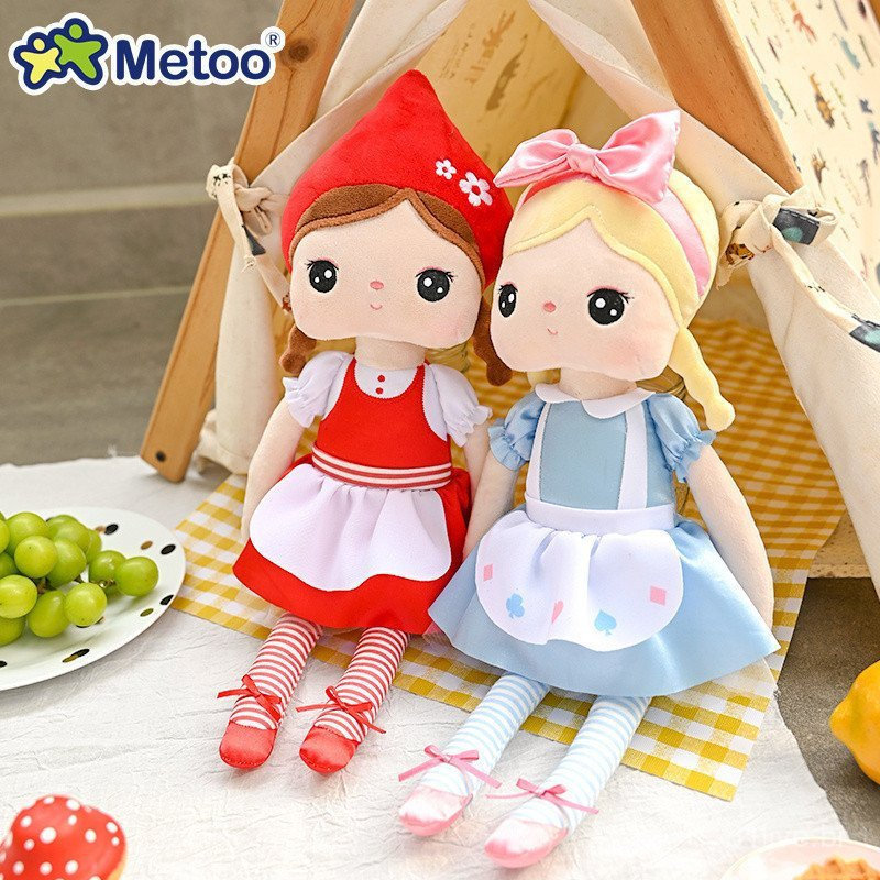Boneca de pelúcia original Metoo Angela, brinquedo fofo da empregada Alice para meninas, presente infantil.