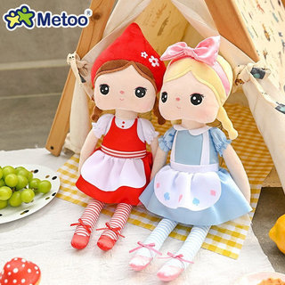 Boneca de pelúcia original Metoo Angela, brinquedo fofo da empregada Alice para meninas, presente infantil.