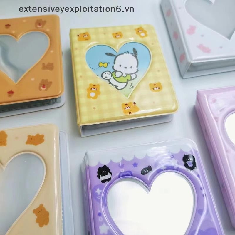 exten 36 Cartões Kpop Cartão Fichário Nome Livro Photocard Titular Bonito Urso Álbum De Fotos 3 Polegada Amor Coração Oc