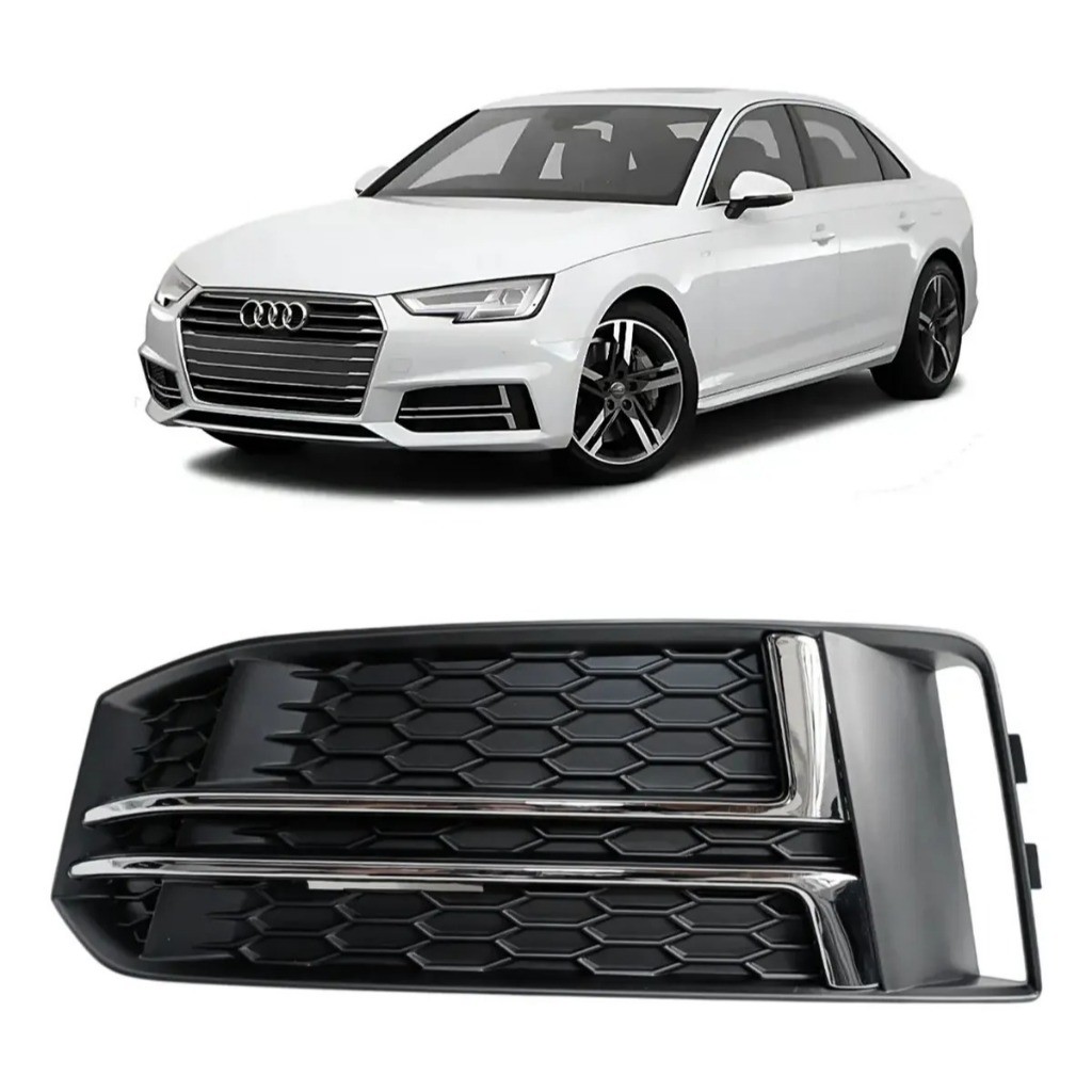 Grade Moldura Farol Milha Dianteiro Audi A4 S Line 2016 2017 2018 Esquerdo Motorista 8W0807681F