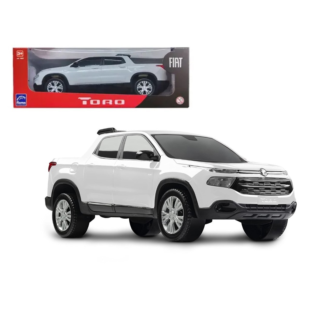 Caminhonete Pick Up Fiat Toro Brinquedo Roma Branco