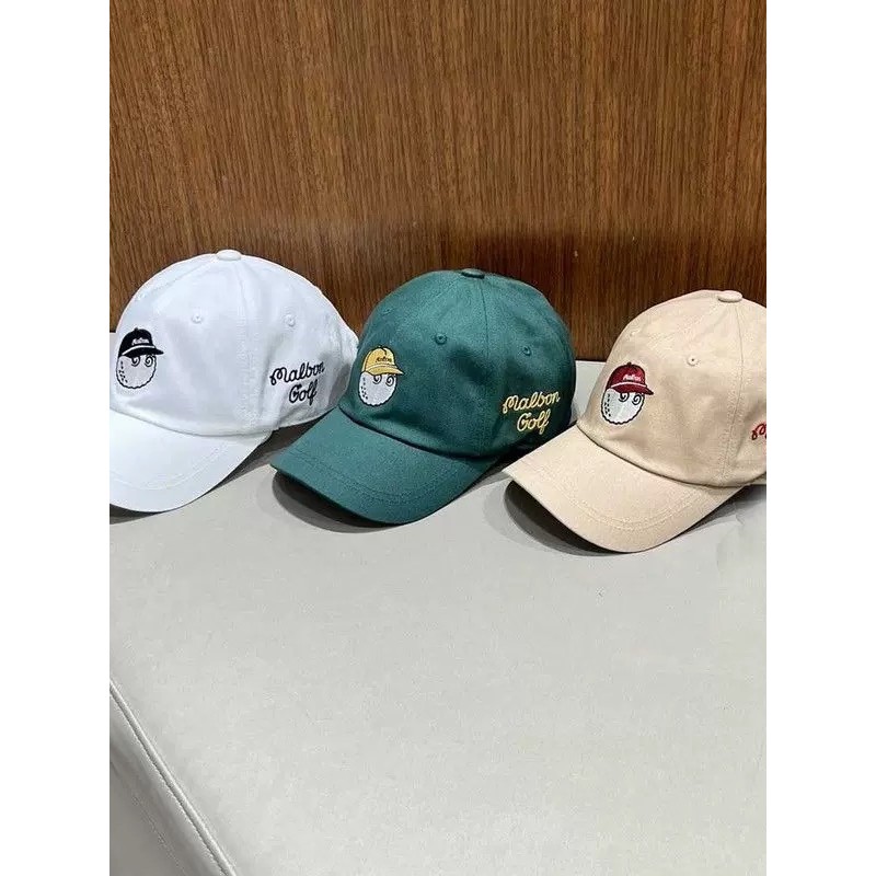 26 estilos Coreia malbon GOLF Cap Homens Mulheres Novo Estilo com Top Bordado Boné GOLF Casual Sun Cap