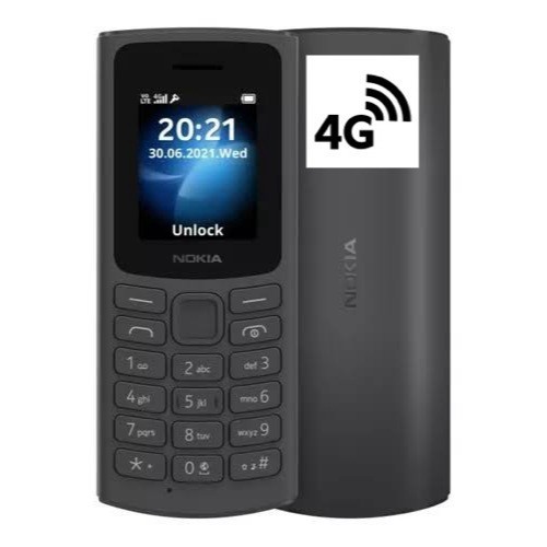 Celular Nok’a 105 4G 2 Chips Perfeito Para Idosos Tela Grande Teclado Grande