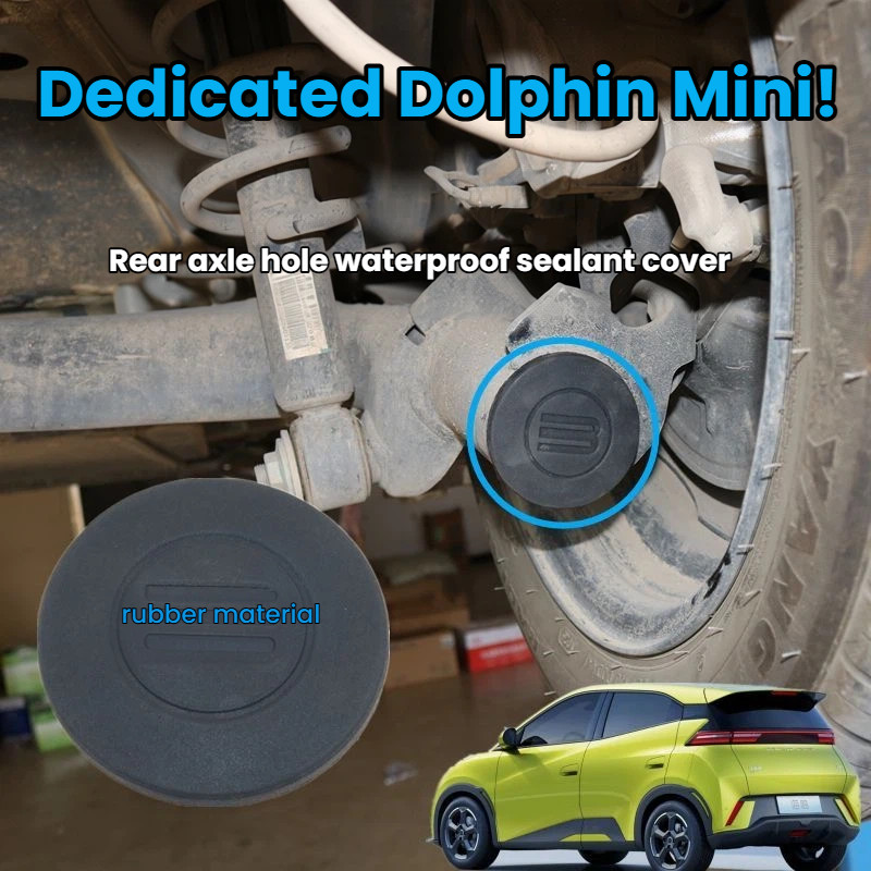 Para BYD Dolphin Mini, Capa Protetora Especial Anti-Silicone para Eixo Traseiro, Bloqueador de Poeira e Manchas de Água,